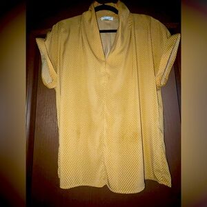 Calvin Klein S/S Rolled Sleeve Blouse